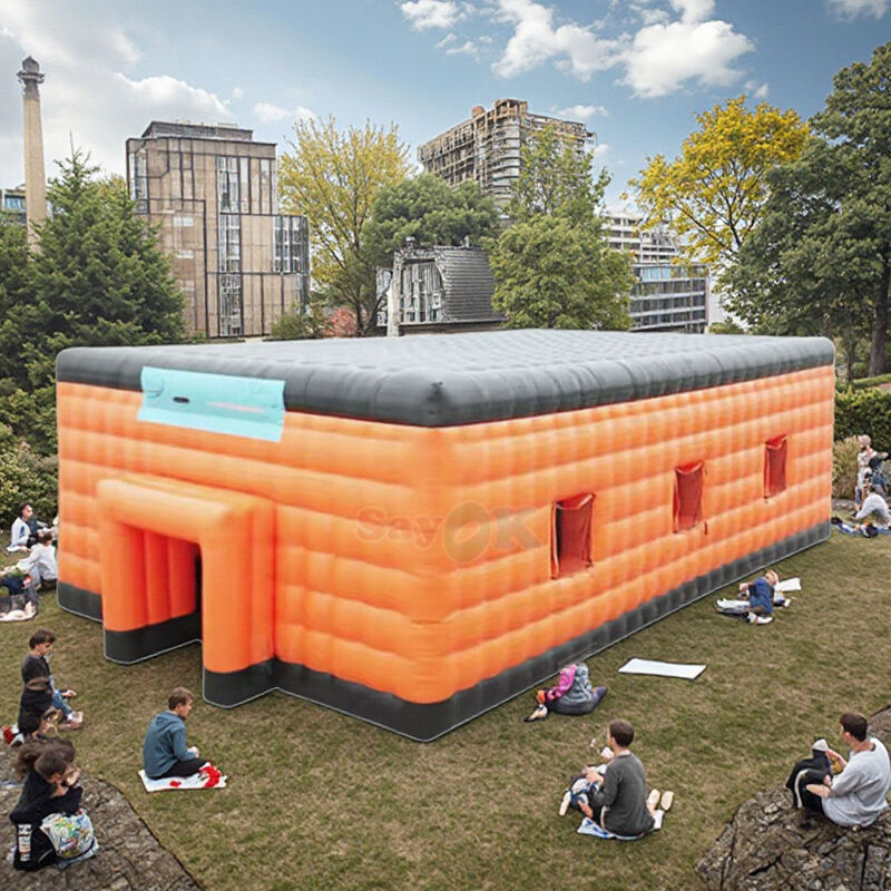 Sayok Extra Large 20m Waterproof PVC Outdoor Event Party Camping Pavilion Marquee Cube Nawigacyjny namiot