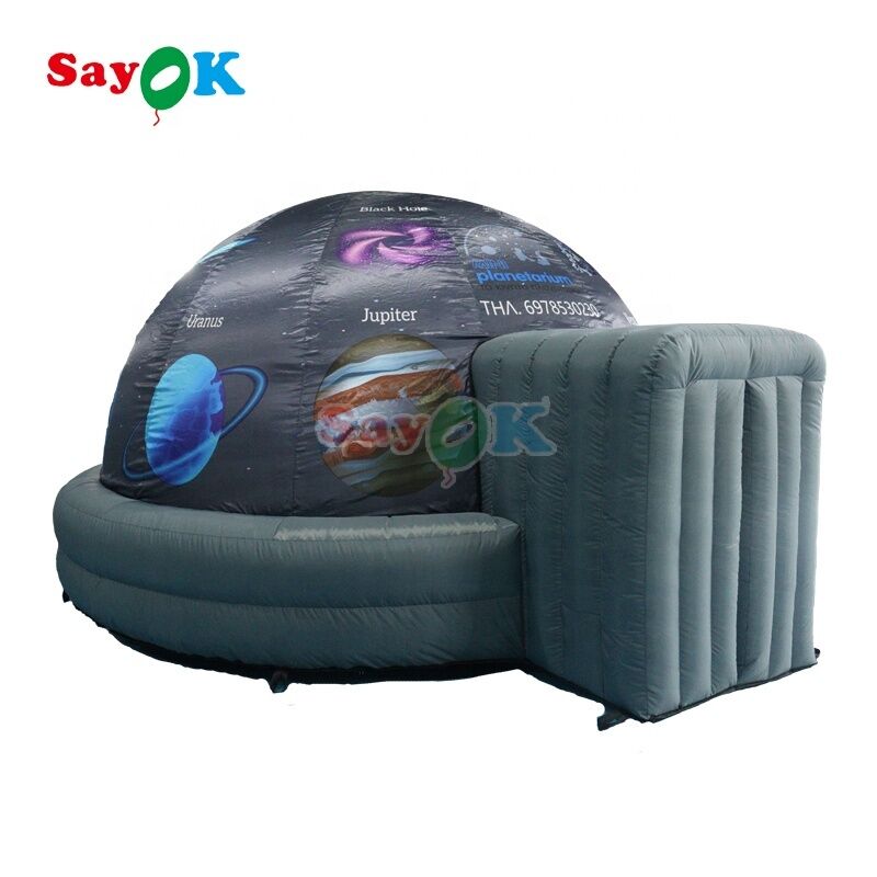 Sayok 4m 13ft Przenośny namiot projekcyjny do nadmuchu Digital Cinema Dome Planetarium Tent Instant Theater for Outdoor