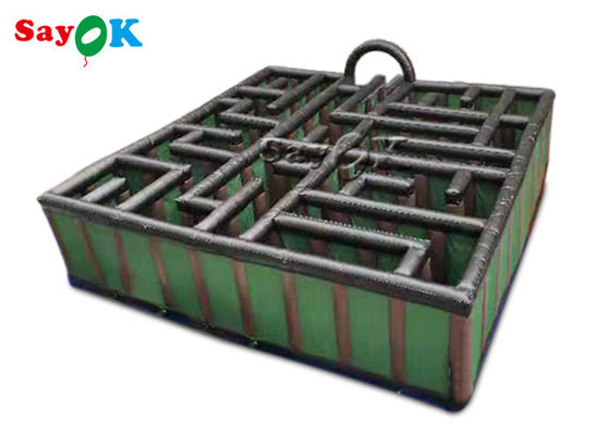 Nadmuchiwane gry karnawałowe dla dzieci 10x10x2,5m nadmuchiwane gry sportowe tor przeszkód