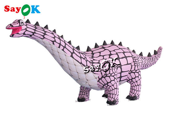 Dmuchany znak reklamowy 1m / 3.3ft Wysoki, naturalny rozmiar Dmuchany Ankylosaurus Dinosaurus z dmuchawką do wystroju ogrodu
